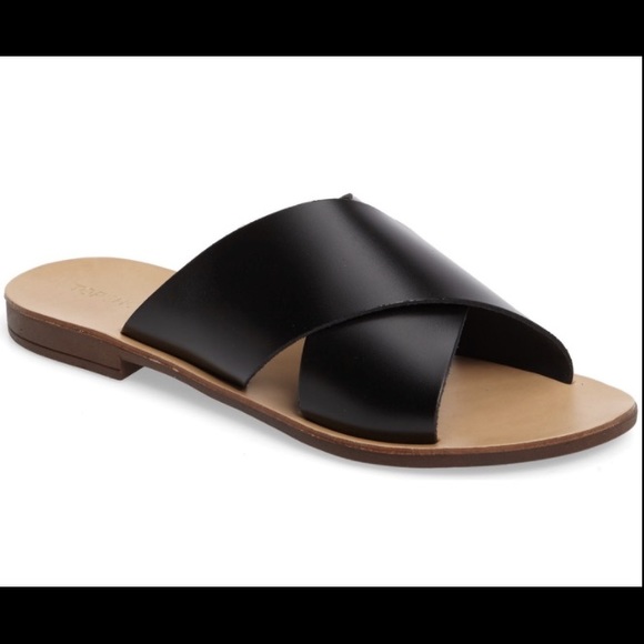 Topshop Hawaii Criss Cross Sandal Slide - Picture 2 of 2